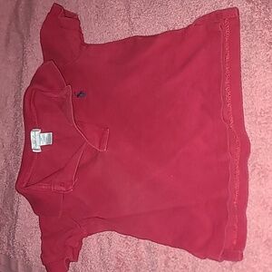 Red Infant Boy Ralph Lauren Polo Shirt